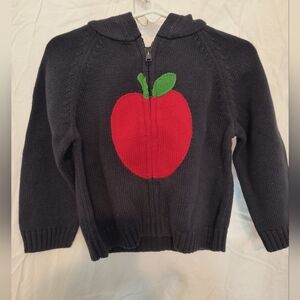 Gymboree apple sweater size 2T